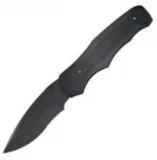 Bear & Son Cutlery 4-3/8" Black Zytel Modified Drop Point Knife