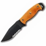 Ontario Knife Company RD4, Orange G-10 Handle, ComboEdge Fixed Blade K