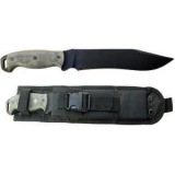 Ontario Knife Company NS7 Black Micarta Fixed Blade Knife