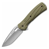 Buck Vantage Force Select Folding Knife, Plain Stonewashed Blade, Oliv