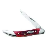 Case Cutlery Small TX Tthpck Jigged Bone Hdle Red