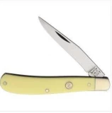 Bear & Son C3148 Slimline Slip Joint Folding Knife,Yellow Delrin  Handle