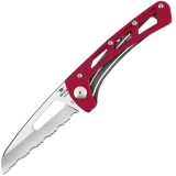 Buck Knives 276762 Vertex, Red Aluminum Handle, ComboEdge
