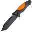 Hogue EX-F02 Fixed Blade Knife with Hunter Orange Handle,35244