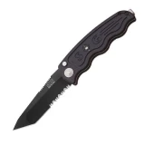 SOG Knives SOG-TAC Automatic Knife with Black Handle & Tini ComboEdge