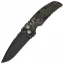 Hogue EXA01 3.5" Automatic Knife,Green G-Mascus Blade,Black Drop Point