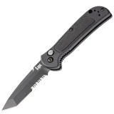Heckler & Koch (HK) Mini Entourage Automatic Knife, Black Handle