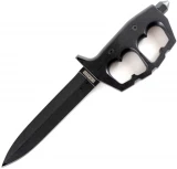 Cold Steel Chaos Double Edge Fixed Blade Knife with Knuckle Guard