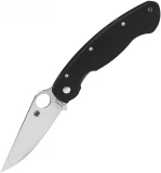 Spyderco Military Model, Black G-10/ Plain Edge