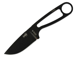 ESEE Knives Izula, Black 2.63" 1095 Carbon Steel Blade, Molded Sheath