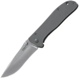 CRKT Drifter, 2.87" Plain Blade, Stainless Steel Handles - 6450S