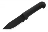 Condor Tool & Knife Rodan Utility Knife, 5.25" 1075 Carbon Steel Blade, Polypropylene Handle, Leather Sheath - CTK237-6HC