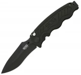 SOG Zoom Mini Assisted Knife, Plain Black TiNi Blade, Aluminum Handle