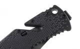 SOG TF3 Trident Assisted Opener, TigerStripe, Partially Serrated, GRN Handle