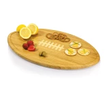 Picnic Time Kickoff- Football Cutting Board w/ Serving Tray w/ Silicon
