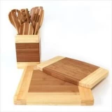 Ekco 10-Pc Bamboo Tool and Cutting Board Set