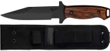 Bear & Son Cutlery Tactical Fixed Blade Black Cocobola