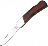 Bear & Son Cutlery 3" Rosewood Executive No Back Bolster Single Blade