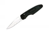 Bear & Sons Cutlery Black Zytel and Black Krayton Sideliner with Clip