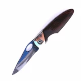 Bear & Son Cutlery 3-1/2" Slideliner Lock Cocobola Black Blade