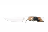 Bear & Son Cutlery India Stag Fingergroove Skinner w/Sheath