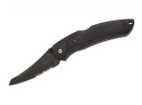 Bear & Son Cutlery Persuador 4-3/4" Black Zytel Tanto Serrated Blade