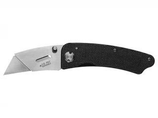 Gerber Edge Black Aluminum Handle Single Blade Pocket Knife