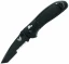Benchmade 553SBK Griptilian Pocket Knife (Tanto ComboEdge, Black)