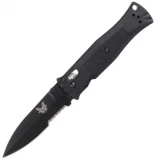 Benchmade 530SBK Pardue Folding Knife (Black ComboEdge)