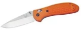 Benchmade 551 Griptilian Pocket Knife (Drop Point Plain Edge, Satin/Or