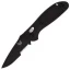 Benchmade 556 Mini-Griptilian Pocket Knife (Drop Point ComboEdge, Blac
