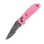 Benchmade 556 Mini-Griptilian Pocket Knife (Drop Point ComboEdge, Pink