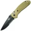 Benchmade 551 Griptilian Pocket Knife (Drop Point ComboEdge, Sand)