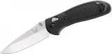 Benchmade 551 Griptilian Pocket Knife (Drop Point Plain Edge, Black)