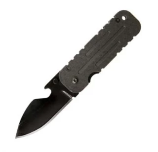Blackhawk Product Group HawkPoint Single Plain Blade Folding Knife, Bl