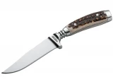Boker Gobec Nicker Integral 4" Fixed Blade Hunter with Stag Handles
