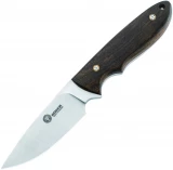 Boker Pine Creek Wood Knife with Embossed Leather Sheath