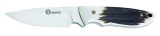 Boker Pine Creek Stag Knife with Embossed Leather Sheath