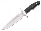 Boker Plus Valkyrie Knife with Micarta Handle and Leather Sheath