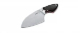 Boker Plus Sanyougo, Black G-10 Handle Plain Edge Fixed Blade Knife