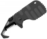 Boker Plus Rescom Rescue Knife, CLB Design, 1.8" Serrated Blade, FRN Handles - 01BO583