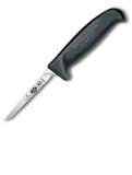 Victorinox 33/4'' Straight Boning Poultry Knife, Medium Black Fibrox H