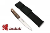 Kanetsune Inoshishi KB-237 Fixed Blade Rose Wood Handle Knife with Nyl