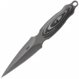 CRKT Shrill, 4.7" Dual Plan Blade, Micarta Handle, Leather Sheath - 20