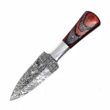 Buck N Bear Custom Handmade Red Boot Hunter Dagger Knife