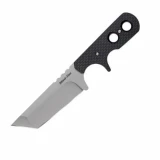 Cold Steel Knives Mini Tac Tanto Plain Edge Fixed Blade