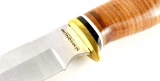 Magnum by Boker Duck Head Bowie Fixed Blade Knife with Leather Handle