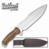 United Cutlery Big Bad Bowie with Hardwood Handle and Leather Sheath