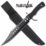 Survivor 17" Fixed Blade Bowie Knife