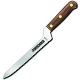 Victorinox 71/2'' Offset Sandwich Knife, Wavy Edge, Rosewood Handle